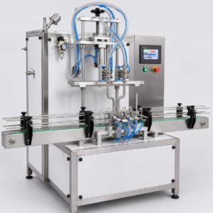 Two Head Servo Based Liquid Filling Machine